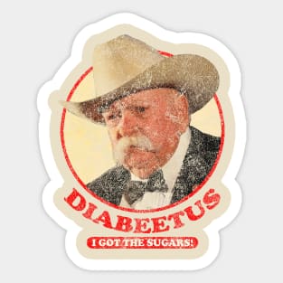 Retro Diabeetus - Wilford Brimley Sticker